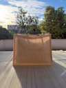 Sac en toile de jute Momlife cerise_3.webp
