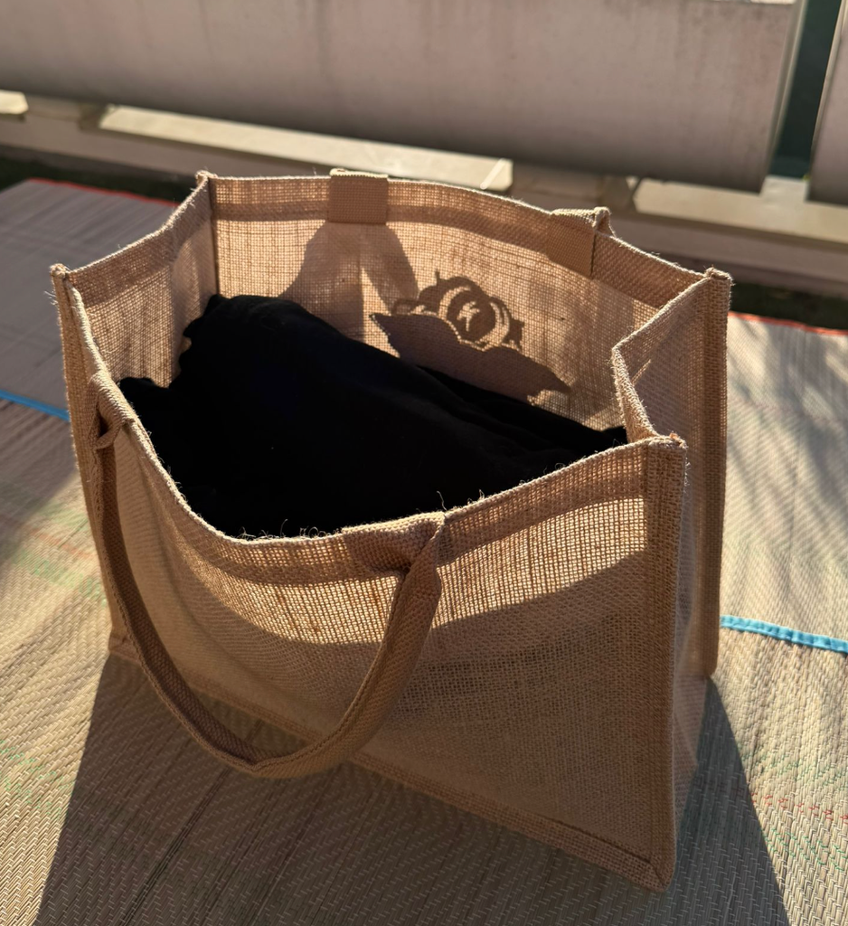 Sac en toile de jute Foulard Bleu 02-0024_3.webp